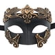 thumbnail image 5 of Máscara de mascarada, máscara de disfraz griega, máscara de cosplay, máscara de media cara, Mardi Gras D, 5 of 9
