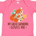 thumbnail image 4 of Inktastic My Great Grandma Loves Me Fox Boys or Girls Baby Bodysuit, 4 of 5
