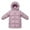 Light Purple, variant on Children's Thickened Medium-Weight Mid-Length Warm Windproof and Waterproof Down Jacket,100,Light Purple