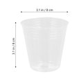 thumbnail image 2 of Baweave 50 Pcs Clear Plastic Plant Pots Large Nursery with Drainage Garden, 2 of 8