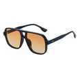 thumbnail image 1 of Lunettes de Cyclisme pour Hommes et Femmes - Lunettes Carrées Surdimensionnées Vertes pour Conduite Haute Mode et Style Rétro, 1 of 2