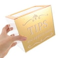 thumbnail image 3 of OUNONA Voting Box Tip Box Transparent Donation Holder for Customers Various Settings 1Pack, 3 of 6