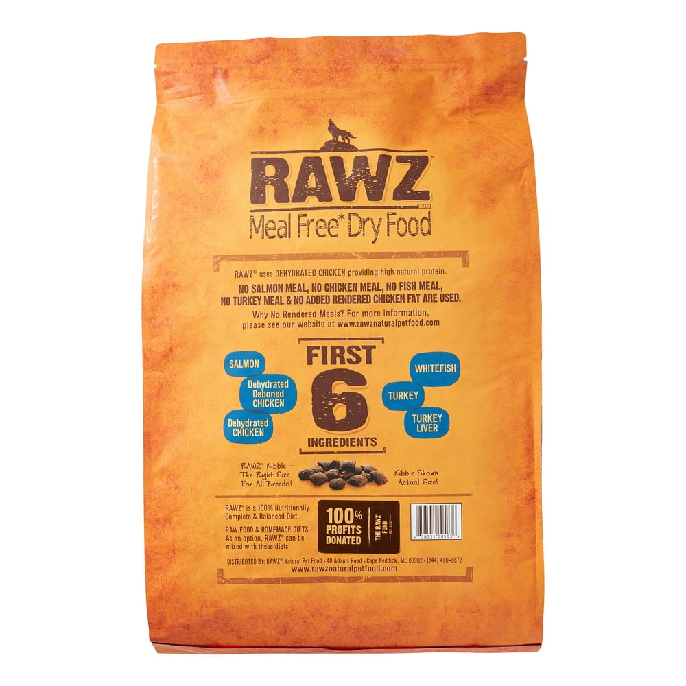 Rawz Natural Pet Food Salmon, Chicken & Whitefish All Life Stages Dry