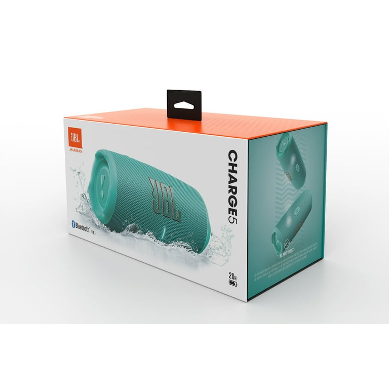 JBL Charge 5 Wireless Bluetooth Speaker with Powerbank, Teal