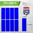 thumbnail image 2 of Colored Label Sticker Rectangle in 13 colors 1 x 3 inch Writable Labels - 104 Pack by Royal Green, 2 of 6