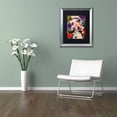 thumbnail image 3 of Trademark Fine Art "The Talking Flowers" Canvas Art by Natasha Wescoat, Black Matte, Silver Frame, 3 of 4