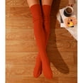thumbnail image 2 of Lovzfmll Women's Thigh High Socks, Cable Knit Over the Knee Long Socks Warm Winter Thermal Socks Solid Color Boot Socks Stretchy Cozy Casual Socks, 2 of 4