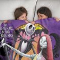 thumbnail image 3 of Manta de felpa suave y acogedora de The Nightmare Before Christmas, ligera, cálida y difusa, para sofá, cama, 40 x 30 pulgadas, 3 of 8