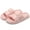 Pink, variant on Deago Pillow Slippers Clouds Slides for Women Men Non-Slip Open Toe Quick Drying Bathroom Shower Slippers for Indoor Outdoor