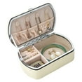 thumbnail image 1 of Small Travel Jewelry Box Jewelry Makeup Organizer Bag for Necklaces Rings Studs Bracelets, 1 of 2