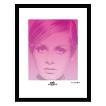 Twiggy Designer Fashion Framed Print