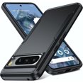 thumbnail image 1 of KOMI for Google Pixel 8 Pro Case, Dual Layer Shockproof Rugged Pixel 8 Pro Case [15FT Military][Heavy Duty Protection] Google Pixel 8 Pro Phone Case [Raised Edges Protect Camera & Screen] (Black), 1 of 5