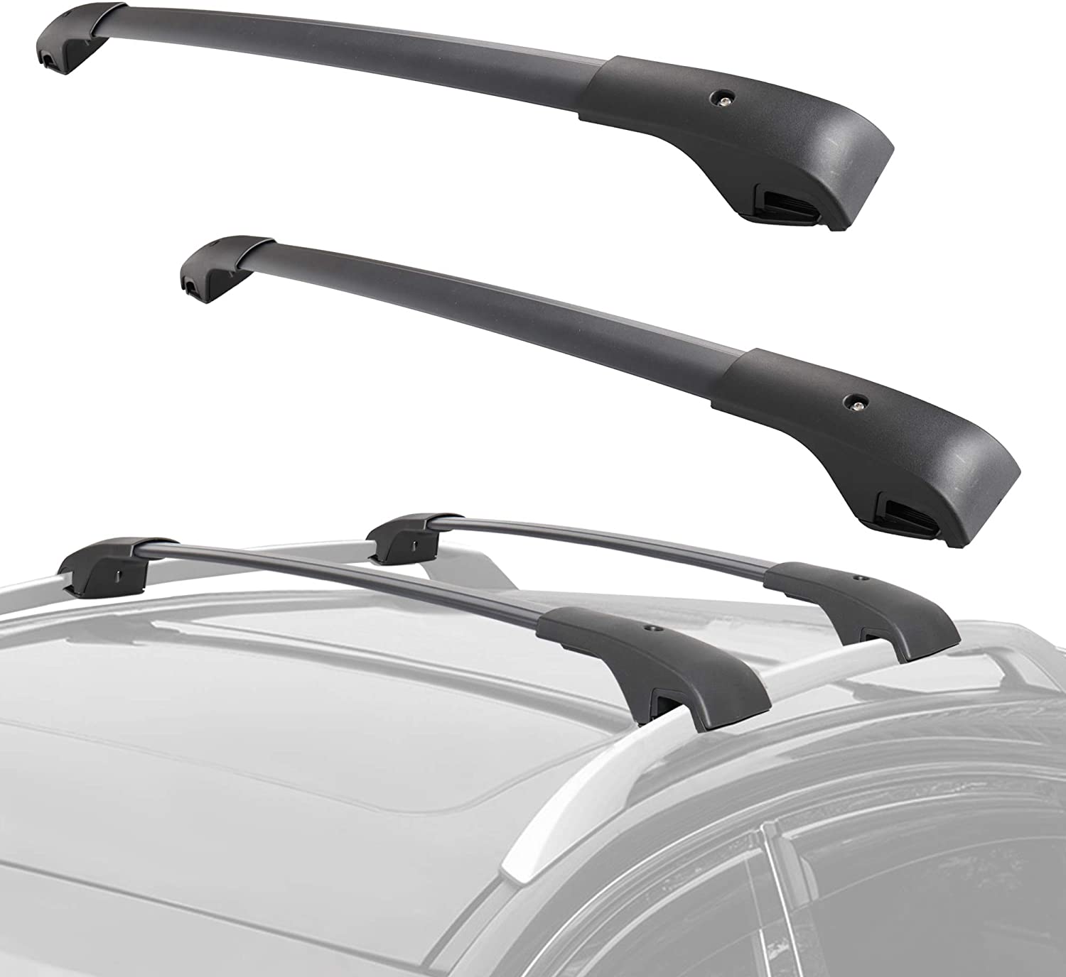 Roof Rack Cross Bar Rail Compatible with 2015 2016 2017 2018 2019 2020