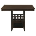 thumbnail image 4 of Jaden Square 47-inch Counter Height Dining Table Espresso, 4 of 15