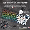 thumbnail image 3 of Teclado mecánico para juegos RK ROYAL KLUDGE RK61 con cable, 3 of 8