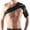 Left, variant on Shoulder Brace Support Adjustable Shoulder Wrap Belt Band Gym Sport Brace,Black