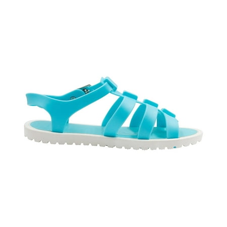 Green Jelly Sandals - Sara Z Girls Jelly Strap Fisherman Sandals Turquoise Size 13/1 Turquoise