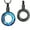 Blue, variant on Circle of Life Necklace for Cremation Ashes Holder Necklace for Ashes of Loved One Pendent for Ashes and Chain Memorial Jewelry