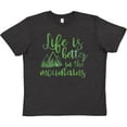 thumbnail image 3 of Inktastic Life's Better Mountains Youth T-Shirt, 3 of 5