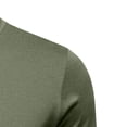 thumbnail image 5 of Rvwovn Men's Turtleneck Long Sleeve Tee, Soft Slim Fit Pullover Basy Layer T-Shirt Fall Winter Wear, 5 of 6