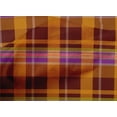 thumbnail image 4 of oneOone Cotton Poplin Maroon Fabric Madras Check Diy Clothing Quilting Fabric Print Fabric By Yard 42 Inches Wide, 4 of 4