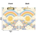 thumbnail image 5 of FORMRS Acrylic Clipboard with Low Profile Clip Standard A4 Letter Size, 12.5" x 9", Purple Rainbow Clouds, 5 of 8