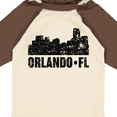 thumbnail image 4 of Inktastic Orlando Skyline with Grunge Boys or Girls Long Sleeve Baby Bodysuit, 4 of 5