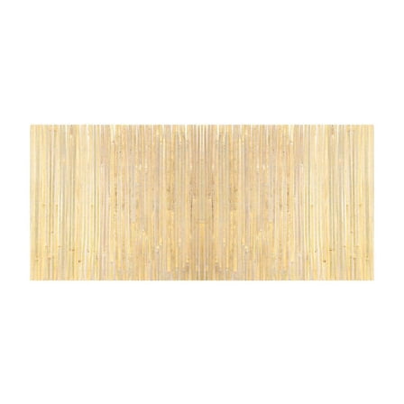 Natural Bamboo Slat Privacy Fence Screen 3 ft High x 19.6 ft Long Outdoor Garden Patio Wall Panel  Decorative Roll-Up Bamboo Fencing