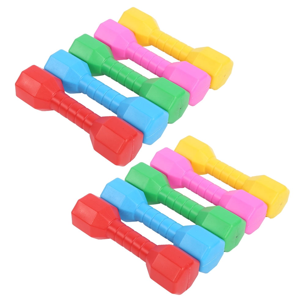 Children Toy Dumbbell, Not Easy To Deform Plastic Dumbbells  Exercise Tools Kid Dumbbell, For Children's Entertainment Toys Children's Fitness Exercises