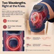 Miko Rebound Red Light Knee Massager with Air Compression, Heat and Vibration