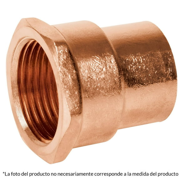 Conector de cobre, rosca interior 1-1/2' Foset Foset CC-605