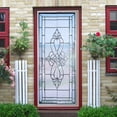 thumbnail image 2 of Glass Door Sticker, 2Pcs Decorative Decorative Film Glass Film, For Living Room For Bathroom, 2 of 8