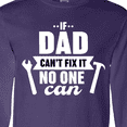 thumbnail image 4 of Inktastic Father's Day If Dad Can't Fix it no One Can Hammer & Wrench Long Sleeve T-Shirt, 4 of 5