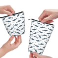 thumbnail image 3 of Lsque Cute Shark Pattern Telescopic Pencil Bag Pen Holder Stationery Case, Stand-up Retractable Transformer Bag Organizer, 3 of 6