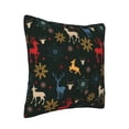 thumbnail image 2 of ZNDUO Square Home Decorative Throw Pillows, Corduroy Vintage Christmas Texture Pattern Couch Pillows, Throw Pillows for Bed, 16"x16", 2 of 8