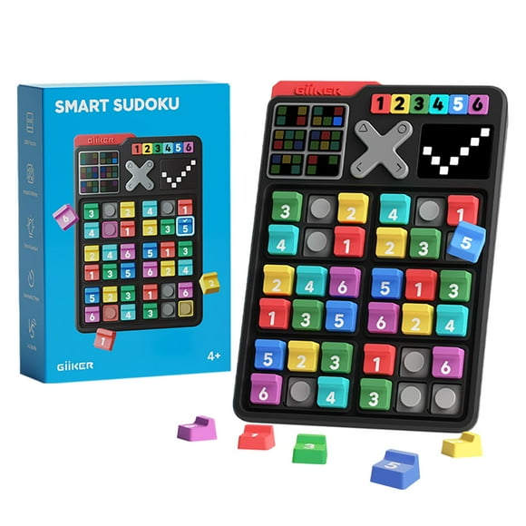 GiiKER Smart Sudoku Puzzle Games, Original 2500 Challenges Sudoku for Kids, Brain Teaser Puzzle for Kids, Travel Games Birthday Gifts for Boys Girls, Easter Basket Stuffers To