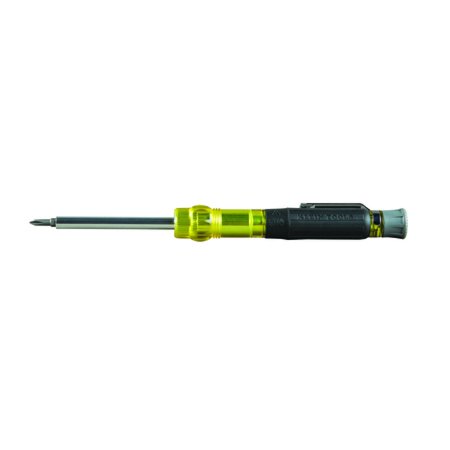 Klein Tools 32614 4-in-1 Electronics Multi-Bit Pocket Screwdriver Set with Professional Phillips and Slotted Bits