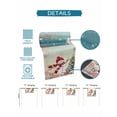 thumbnail image 6 of Christmas Tree Snowman Table Runner 13x60in Non-Slip Cotton Linen Table Runners, Winter Snowflakes Corals Dresser Scarves TableRunner for Dinner Kitchen Dining Wedding Party, 6 of 9
