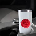 thumbnail image 5 of Rose 20oz Coffee Stainless Steel Mobile Tumblers, Vacuum Insulated Mug with Lid, Spill-Proof Travel Cup for Hot & Cold Drinks, for Coffee, Wine, Cocktails, Christmas, Spring, 5 of 6