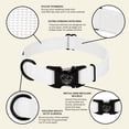 thumbnail image 6 of Country Brook Petz® Premium Nylon Dog Collar with Metal Buckle for Small Medium Large Breeds (Small, 3/4 Inch, White), 6 of 6