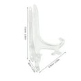 thumbnail image 7 of OUNONA 50pcs Clear Plastic Easel Stands Mini Picture Frame And Plate Holders Small Display Stand Base Holder For Art Photos Plates Business Cards Signs, 7 of 7
