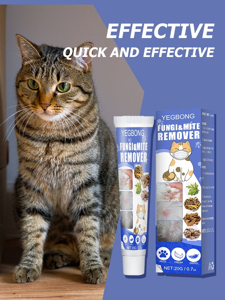Smrinog 1Pcs Pet Skin Cream, Dog Cat Treatment Ringworm Mites AntiItch Treats Stubborn Ringworm