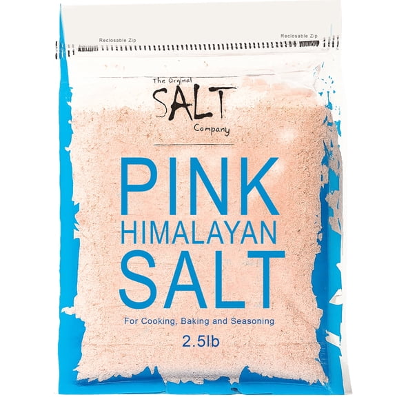 Pink Himalayan Salt Fine - Organic, Gluten-Free, Mineral-Rich Natural Salt for Cooking and Baking