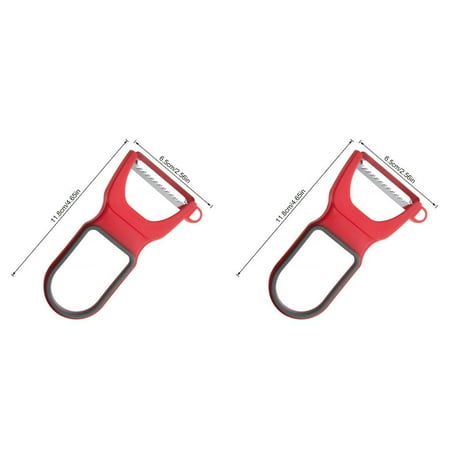 

6Pcs Fruits Vegetables Peeler Stainless Steel Potato Scraper Multi-functional Carrot Grater Slicer Green Red Orange