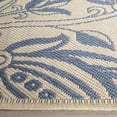 thumbnail image 3 of Safavieh Courtyard Crystal Floral Indoor/Outdoor Runner Rug, Natural/Blue, 2'3" x 6'7", 3 of 8