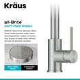 thumbnail image 6 of KRAUS Bolden 2-Function Single Handle Pull Down Kitchen Faucet in Spot-Free Stainless Steel, 6 of 7