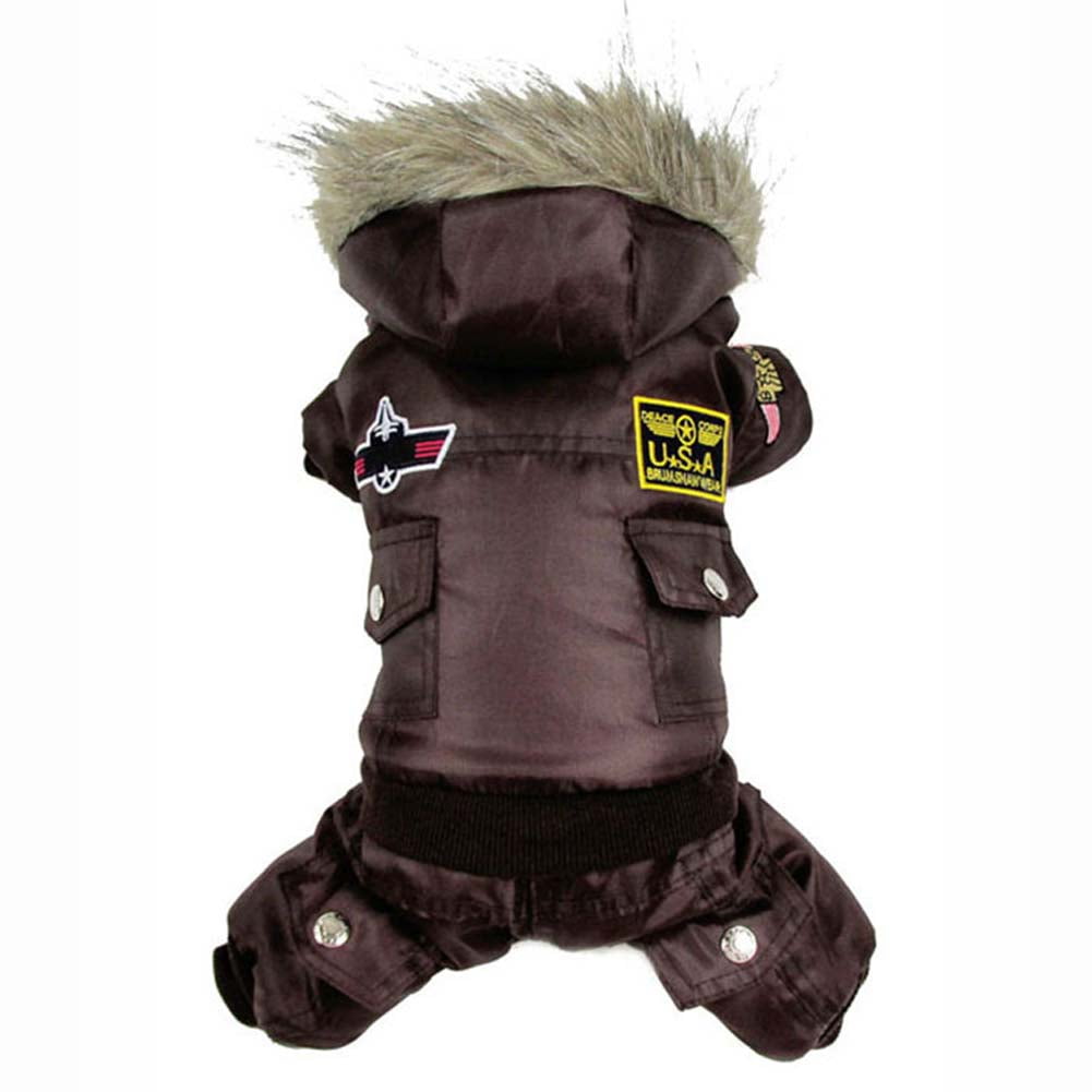 Kepooman Winter Pet Hoodie Sweaters for Cold Weather, Small Dog Jacket Puppy Coats with Hooded, Coffee, S Kepooman Winter Pet Hoodie Sweaters for Cold Weather, Small Dog Jacket Puppy Coats with Hooded, Coffee, S