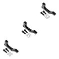 thumbnail image 3 of Guardoinrt Durable Bicycle Bike Disc Brake Mount Adapter Reliable Caliper PM to IS Conversion Black Rear 3Set, 3 of 6