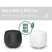 Stadler Form aroma diffuser Mia, ultrasonic technology, with extra fine mist, suitable for essential oils, for bedroom, living room and childrens room, cable operation, black