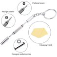 thumbnail image 3 of Eyeglass Sunglass Glasses Repair Tool Kit, 500 Pcs Spectacle Repair Screwdriver-, 3 of 5